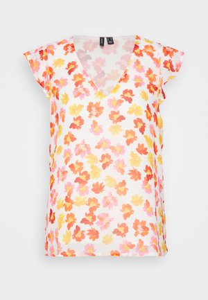 Vero Moda Tall, VMRUNA CAP SLEEVE - Bluse - pristine/runa