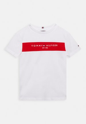 ESSENTIAL COLORBLOCK TEE - Camiseta estampada - white
