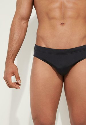 Tezenis MIKROFASER - Swimming briefs - Black