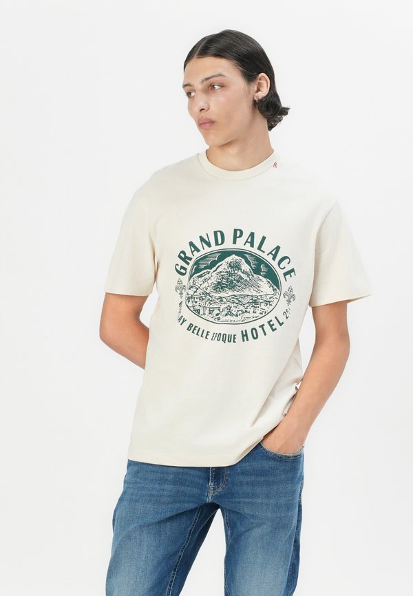 ST MORITZ - Print T-shirt - natural rope4
