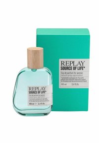Replay Fragrances - GIFTSET REPLAY SOURCE OF LIFE WOMAN EDP 100ML + POCHETTE - Eau de parfum - turquoise Miniatyrbild 1