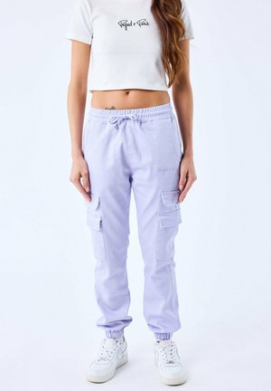 Project X Paris JOGG À POCHES MULTIPLES - Pantalon cargo - purple heather