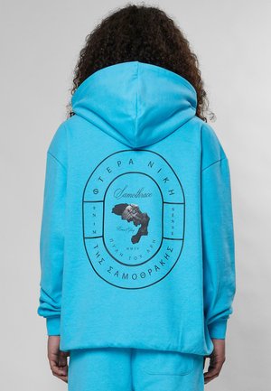 Sweat à capuche - aqua