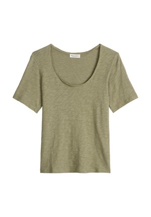 Marc O'Polo, T-SHIRT, SHORT SLEEVE, ROUND NECK - T-shirt basique - pure sage