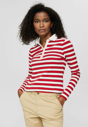 SLIM - Polo shirt - orange red