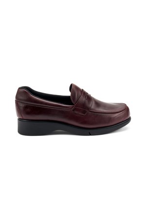 COMFORT  WITH SADDLE DETAILING - Zapatos sin cordones - ebony