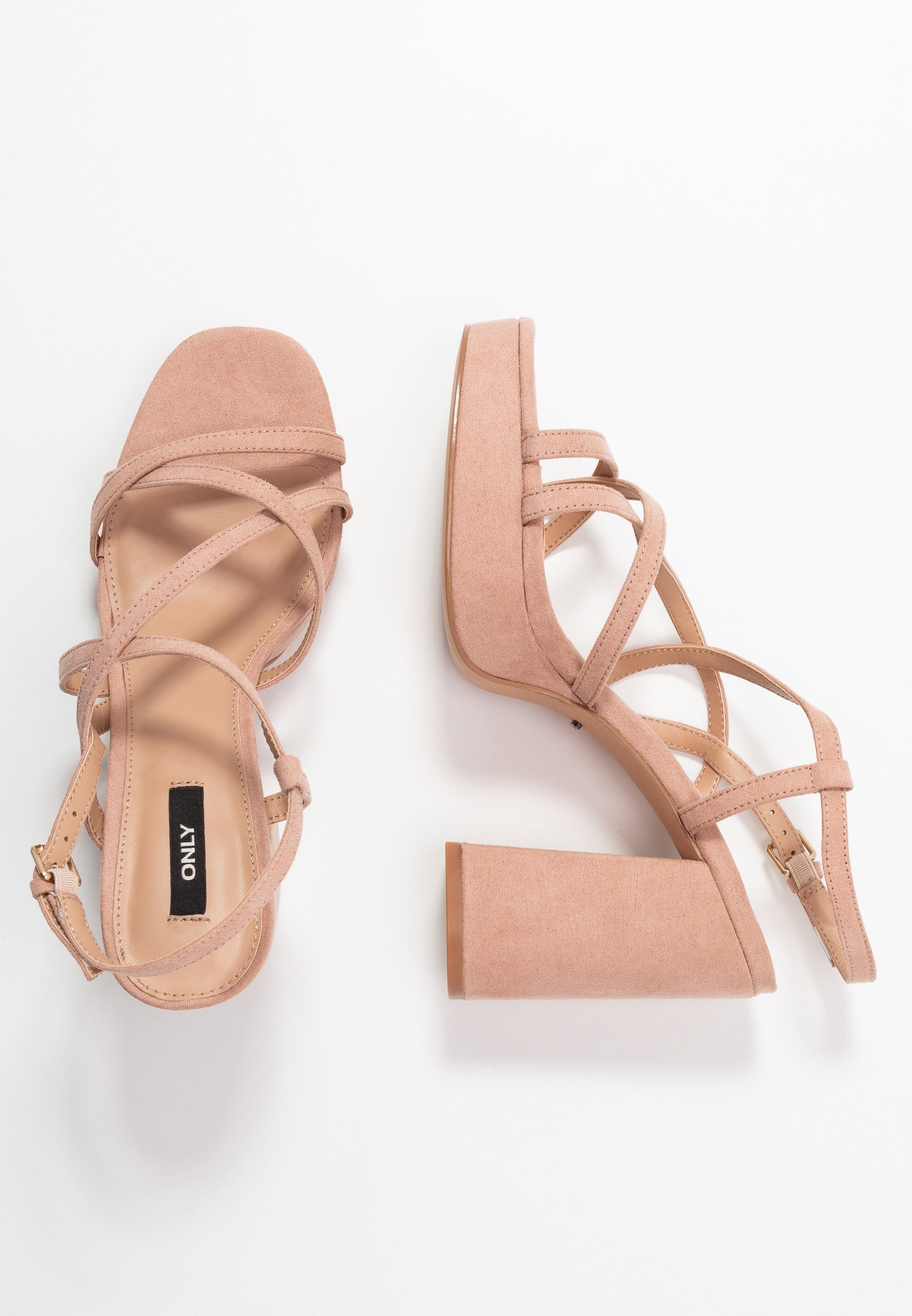 ONLAERIN HEELED CROSSOVER Sandaletter nude ONLAERIN HEELED CROSSOVER Sandaletter nude