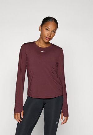 ONE CLASSIC TOP  - Langarmshirt - burgundy crush/white