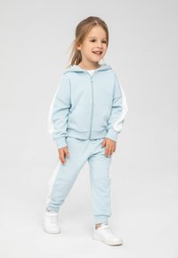 MINOTI - LONG SLEEVE WITH ZIP  - Športna jopa s kapuco na zadrgo - blue Miniaturna slika 1