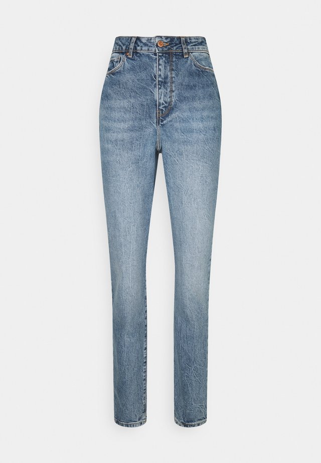 WAIST ENHANCE MOM HARRY - Jean boyfriend - mid blue