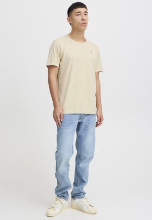 Blend BHTEE 3 PACK - T-shirts basic - oystergraytoffeeblack