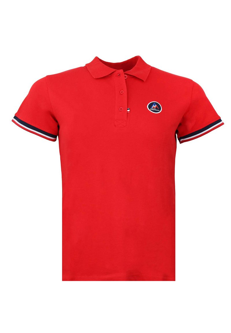 Peak Mountain MANCHES COURTES ABECA - Poloshirt - rouge