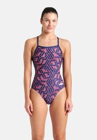 Arena ESCAPE - Costume da bagno - navy-team redwhiteblue