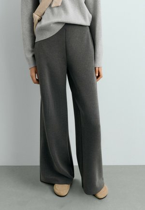 OYSHO, Trousers - asphalt grey
