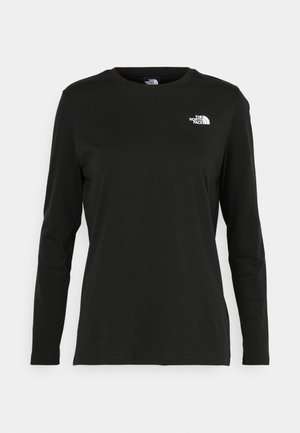 SIMPLE DOME TEE - Pikkade varrukatega topp - black