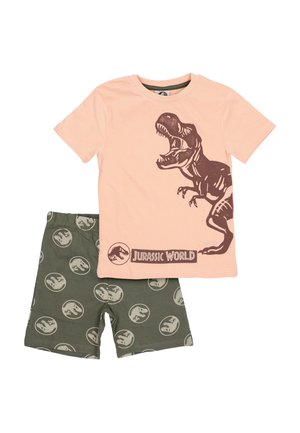 DINO SET - Yöasusetti - grün-beige c