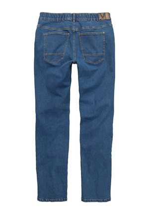 Men Plus, JEANS BAUCHFIT, REGULAR FIT, 5-POCKET, ELASTIKBUND, BIS 72 - Jeans slim fit - blue stone