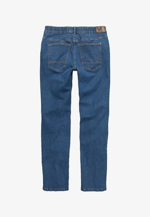 Men Plus, JEANS BAUCHFIT, REGULAR FIT, 5-POCKET, ELASTIKBUND, BIS 72 - Jeans slim fit - blue stone