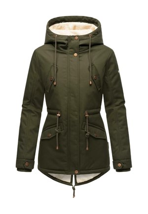 MANOLYA - Winter coat - dark olive