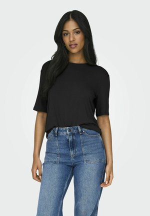 JDY NORMAL GESCHNITTEN RUNDHALS - T-shirt basic - black