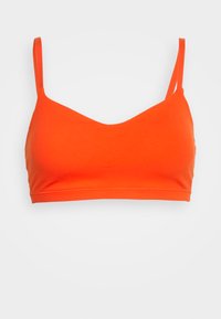 Não selecionado, flame orange