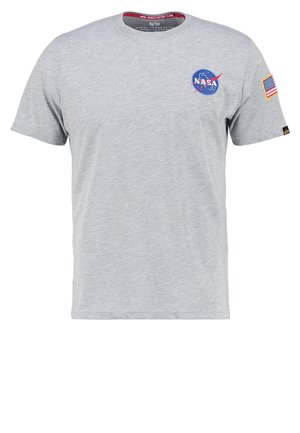 Alpha Industries, SPACE SHUTTLE T - T-shirt print - grey heather