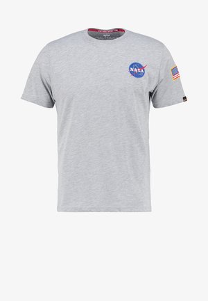 Alpha Industries, SPACE SHUTTLE T - T-shirt print - grey heather
