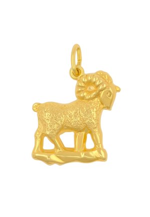 STERNZEICHEN WIDDER - Ciondolo - gelbgold-coloured