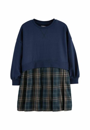 CHECK - Päevakleit - navy