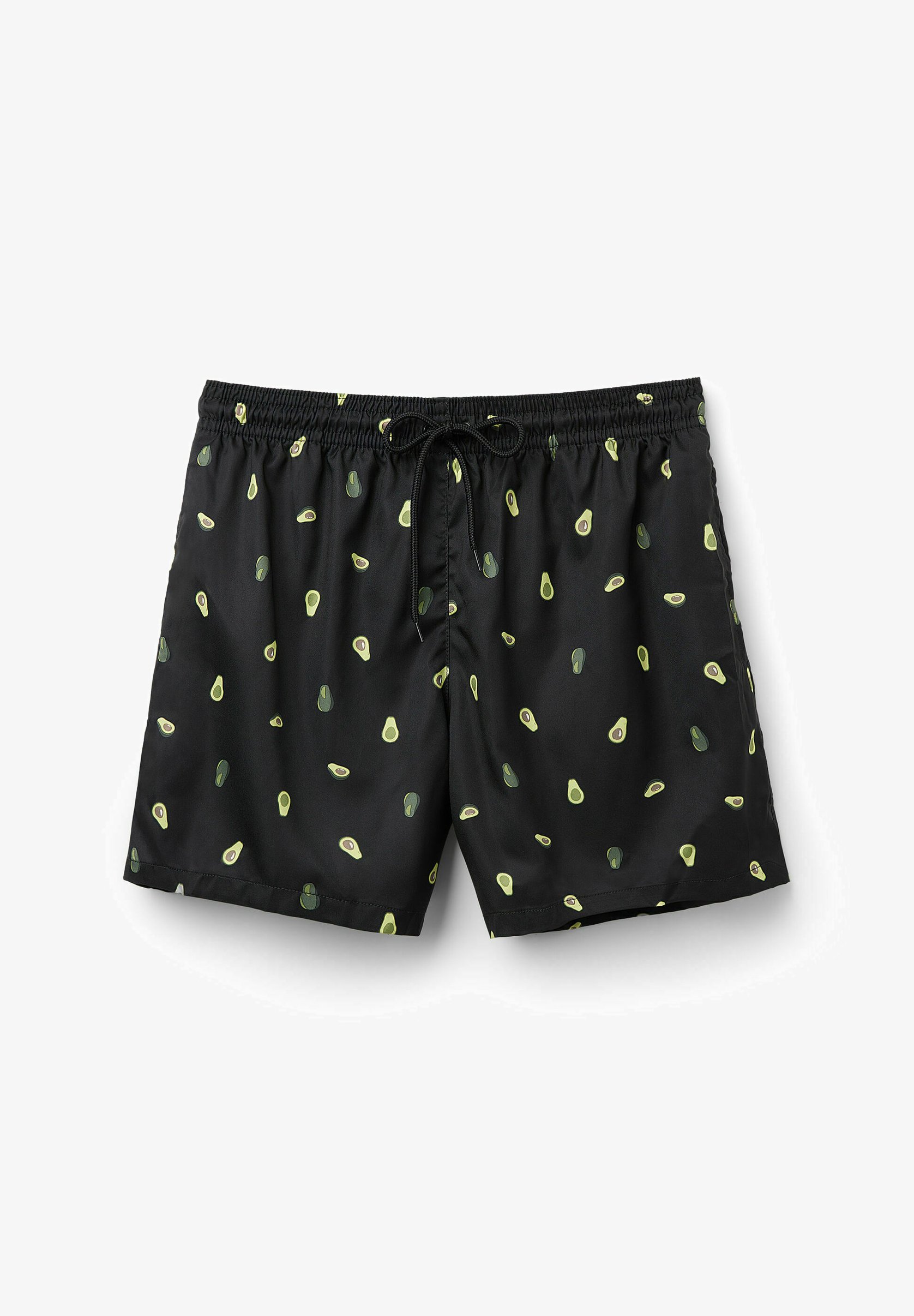 Tezenis MIT PRINT Shorts da mare y nero stampa avocado/verde