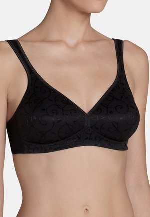 TRIUMPH ELEGANT COTTON - Triangle bra - schwarz