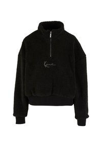SIGNATURE TROYER - Vesta od flisa - black