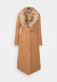 JENNI COAT WITH COLLAR - Klassinen takki - honey/camel