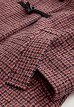 Next REGULAR FIT - CHECK DUFFLE - Manteau classique - pink black