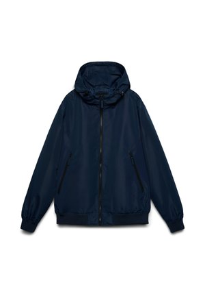 LEGGERO CON CAPPUCCIO - Giacca leggera - blu navy