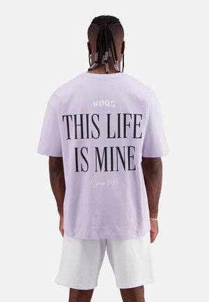 THIS LIFE IS MINE TEE - T-Shirt print - orchid petal