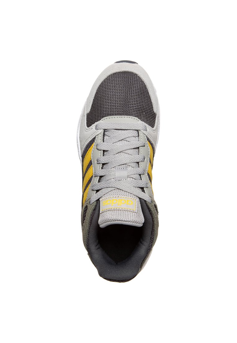 adidas Performance ADIDAS PERFORMANCE CRAZYCHAOS SNEAKER KINDER -  Hardloopschoenen neutraal - metallic grey/yellow/legacy green/Grijs -  Zalando.be