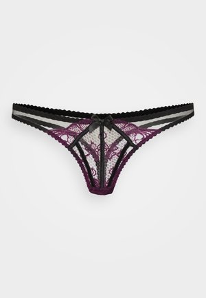 ROZLYN TRIXIE - Perizoma - black/plum