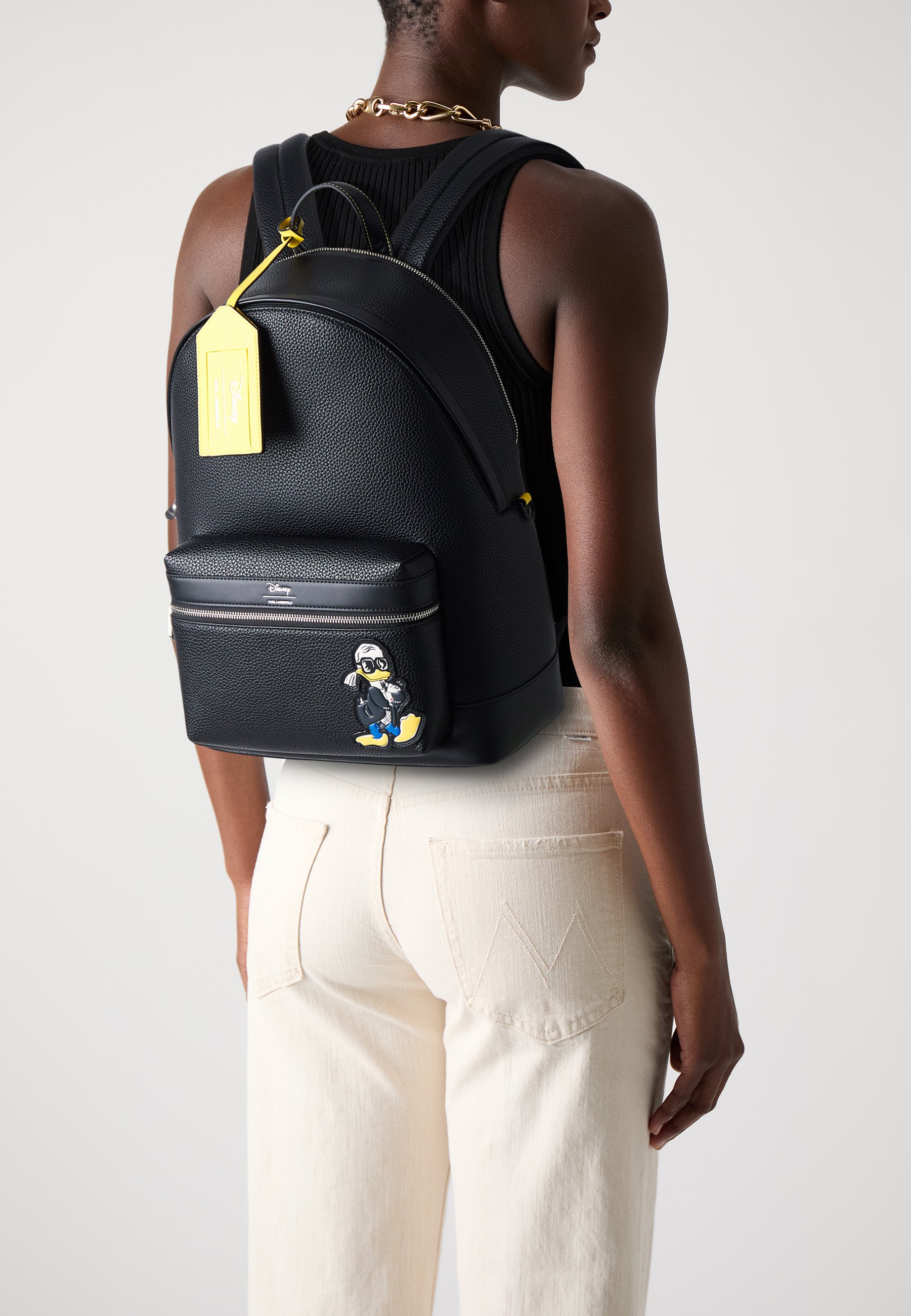 Stunning Karl Lagerfeld Black Backpack with Character Accents NWT Maybelle Karl Backpack | Backpacks & Belt Bags | Karl  main image 2