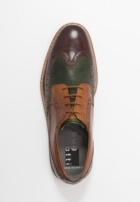 bugatti BASILEO COMFORT - Schnürer - brown/dark green