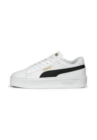 Puma - SMASH PLATFORM  - Sneaker low - white black gold Thumbnail-Bild 1