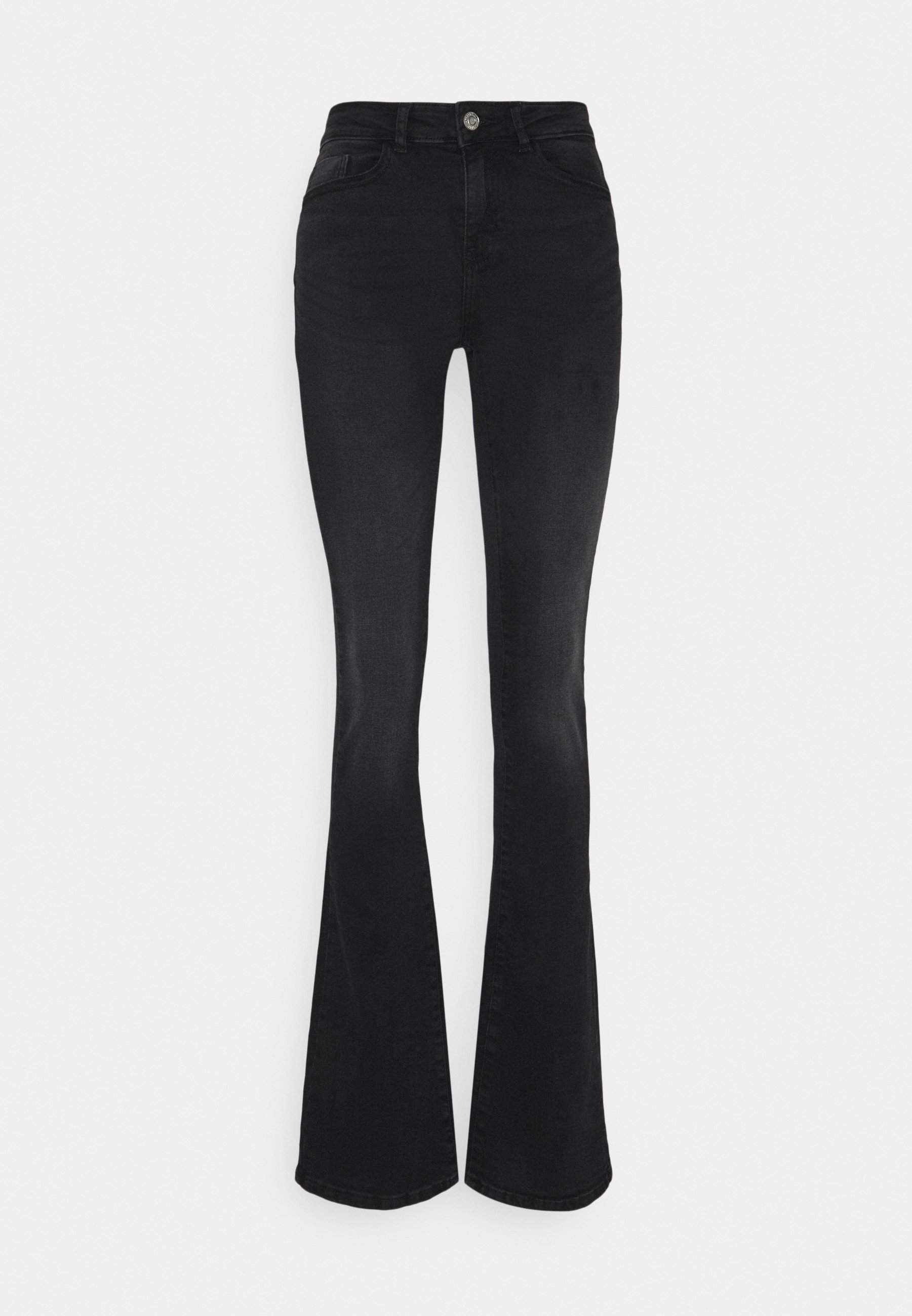 Noisy May Tall NMMARLI - Flared Jeans - black/zwart denim/blackdenim -  Zalando.nl