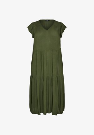 Zizzi, Maxikleid - grün