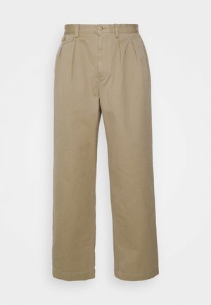 WHIT MAN PLEATED - Tygbyxor - beige