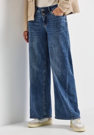 Wide Leg - blau