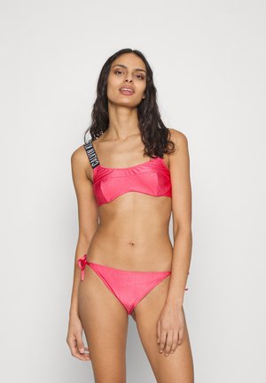 STRING SIDE TIE - Bikini bottoms - pink flash