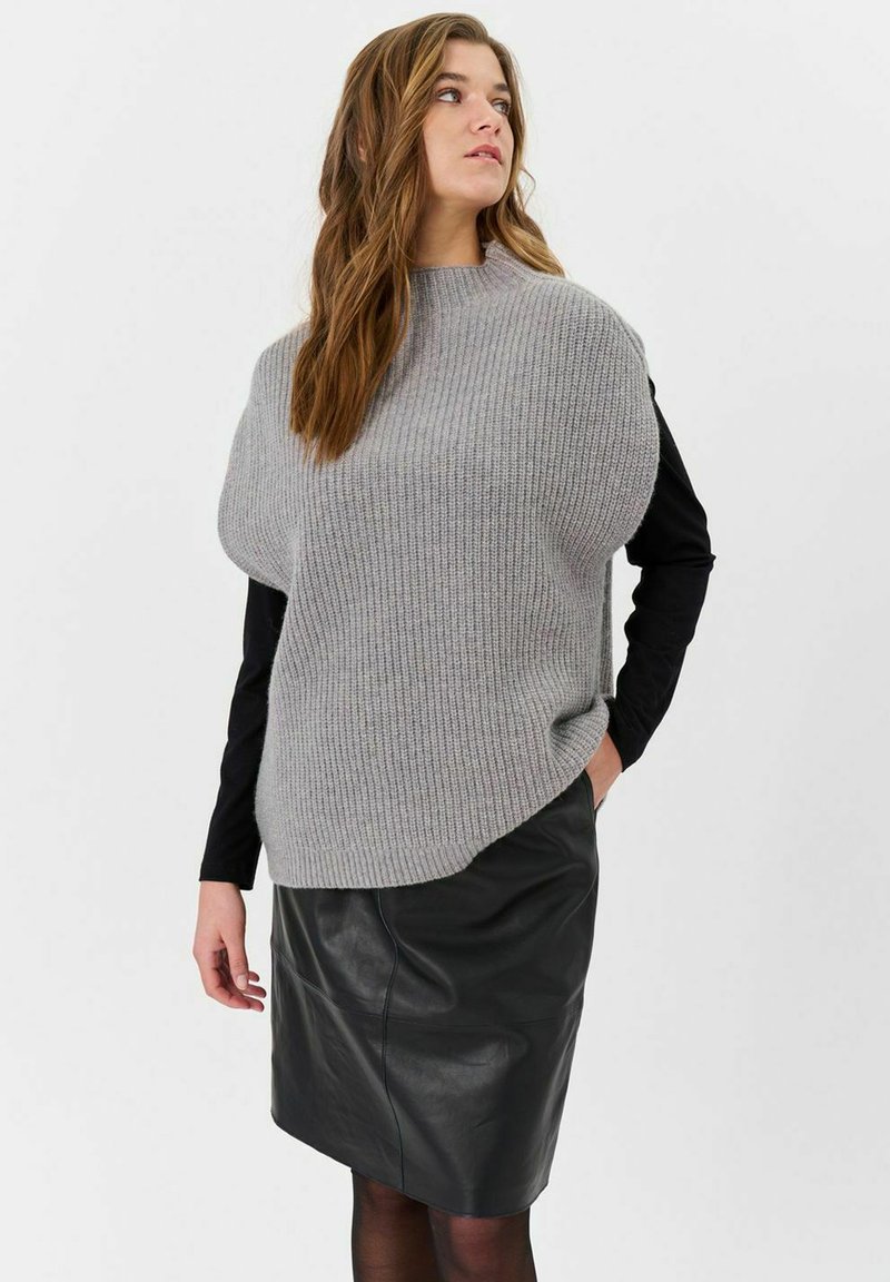 Lind LiMoon - Top - light grey melange