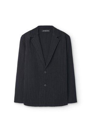 ADOLFO DOMINGUEZ CRINKLE - Veste de costume - black