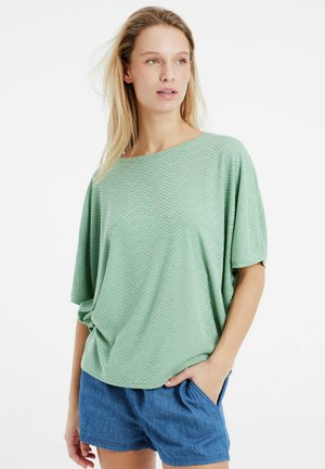 JABA - T-shirt con stampa - green baygreen