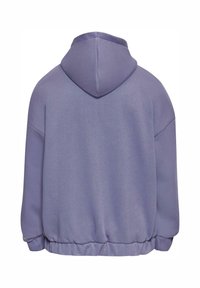 Dropsize SUPER HEAVY BLANK ZIP - Zip-up sweatshirt - blue granite